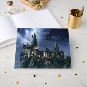 Harry Potter Castle   Moonlit Hogwarts Baby Shower Guest Book
