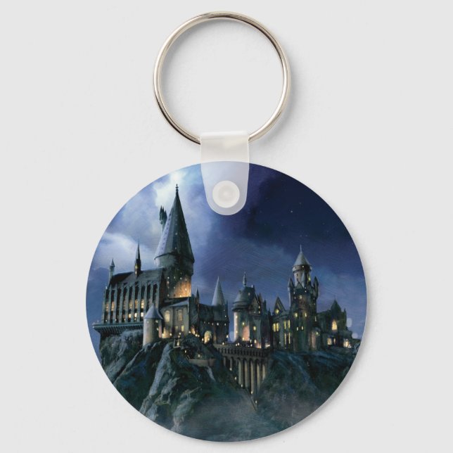 Harry Potter Castle | Moonlit Hogwarts Key Ring (Front)