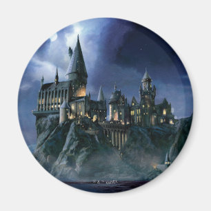 Harry Potter Castle Moonlit Hogwarts Magnet