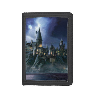 Harry Potter Castle   Moonlit Hogwarts Tri-fold Wallet