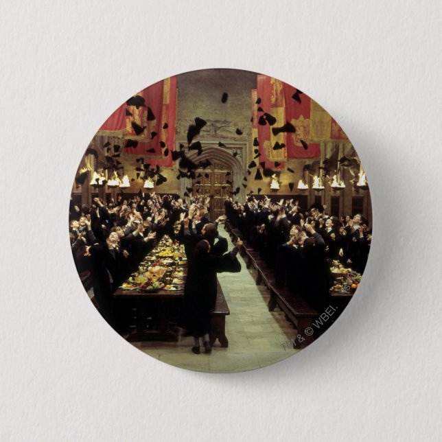 Harry Potter Castle | The Great Hall 6 Cm Round Badge (Front)