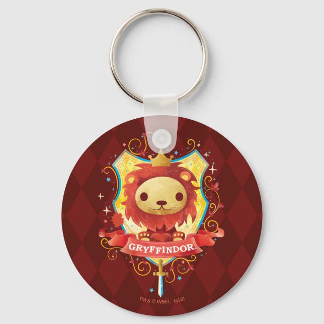 Harry Potter | Charming GRYFFINDOR™ Crest Key Ring (Front)