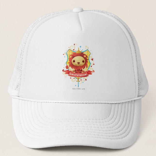 Harry Potter | Charming GRYFFINDOR™ Crest Trucker Hat (Front)