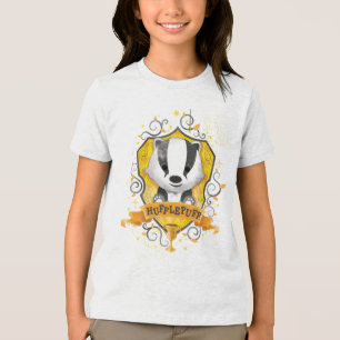 Harry Potter   Charming HUFFLEPUFF™ Crest Tri-Blend Shirt