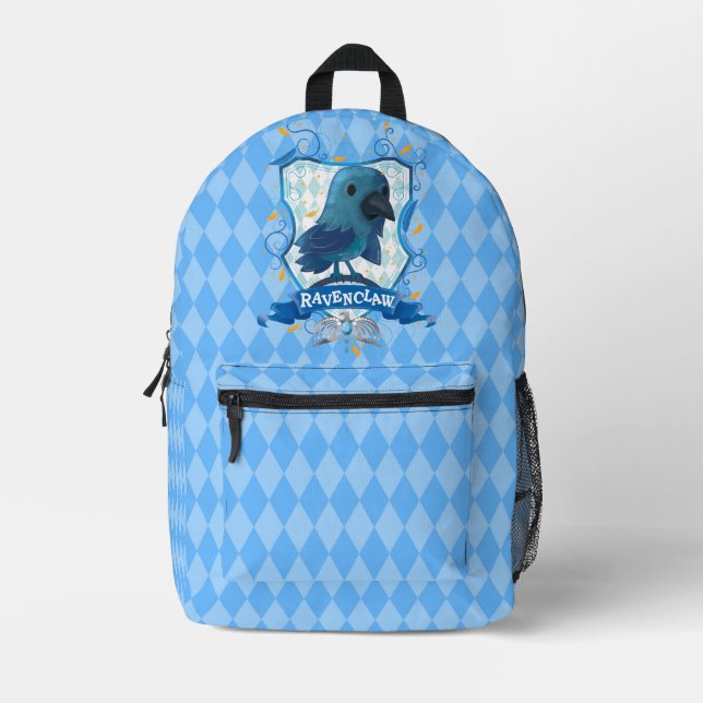 Harry Potter | Charming RAVENCLAW™ Crest Printed Backpack (Front)