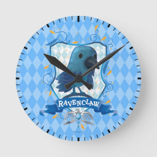 Harry Potter Charming RAVENCLAW™ Crest Round Clock