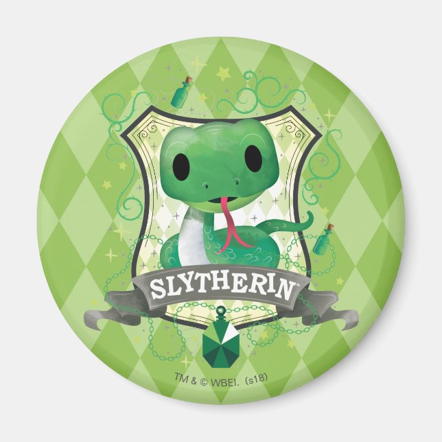 Harry Potter | Charming SLYTHERIN™ Crest Magnet (Front)