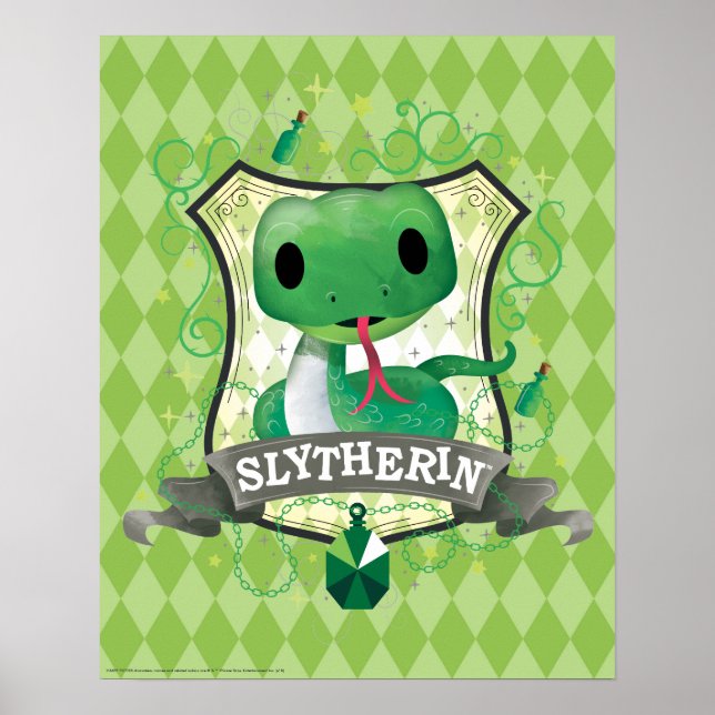Harry Potter | Charming SLYTHERIN™ Crest Poster (Front)