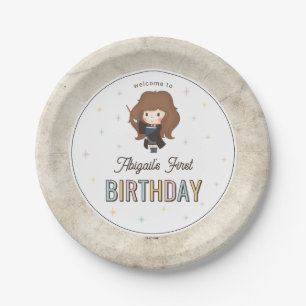 Harry Potter Chibi Hermione Wizard Birthday Paper Plate