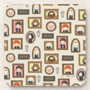 HARRY POTTER™ Chibi Picture Frame Pattern Coaster