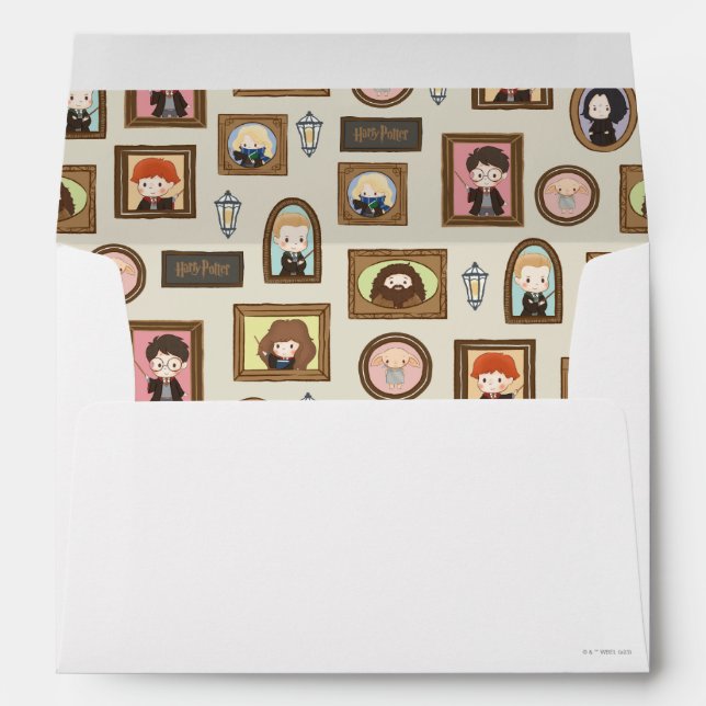 HARRY POTTER™ Chibi Picture Frame Pattern Envelope (Back (Bottom))
