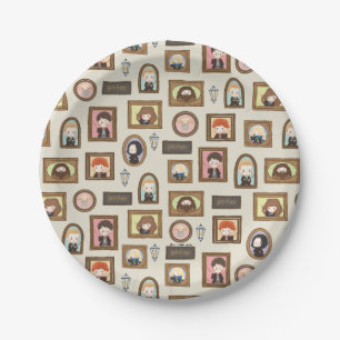 HARRY POTTER™ Chibi Picture Frame Pattern Paper Plate