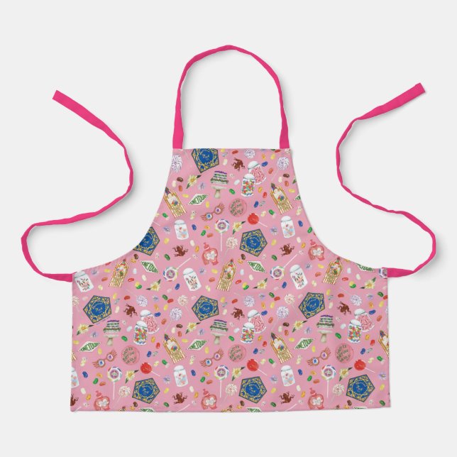 HARRY POTTER™ | Chocolate Frogs & Candy Pattern Apron (Front)