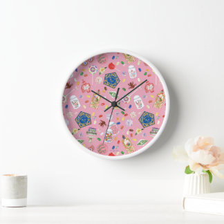 HARRY POTTER™ | Chocolate Frogs & Candy Pattern Clock