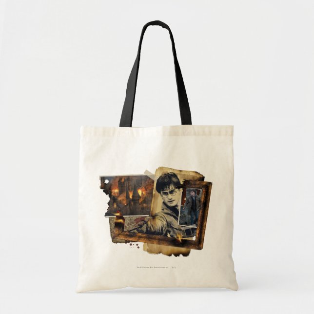 Harry Potter Collage 7 Tote Bag (Front)