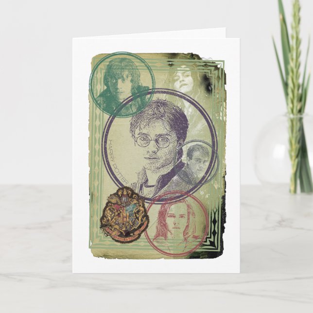 Harry Potter Collage 9 Card (Front)