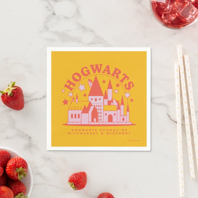 HARRY POTTER™ | Cute HOGWARTS™ School Napkin (Insitu)