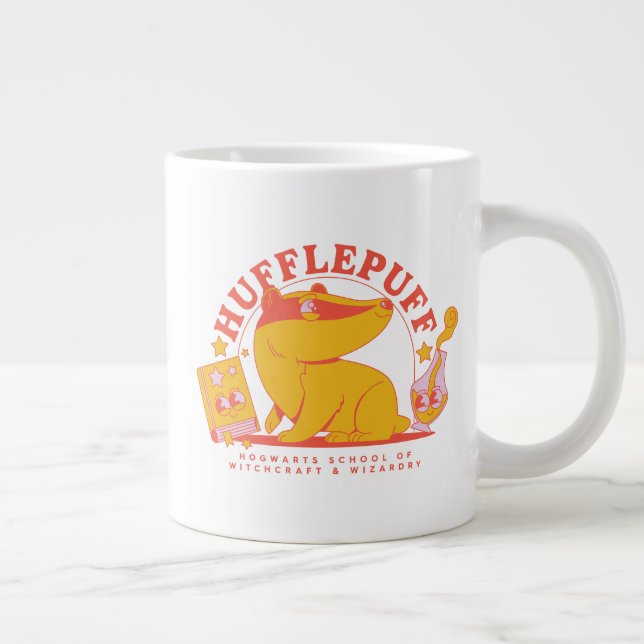 HARRY POTTER™ | Cute HUFFLEPUFF™ Large Coffee Mug (Right)