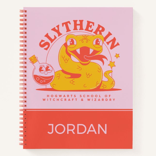 HARRY POTTER™ | Cute SLYTHERIN™ Hogwarts School Notebook (Front)