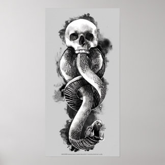 Harry Potter | Dark Mark Watercolor Poster