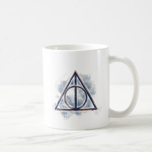 Harry Potter   Deathly Hallows Watercolor Coffee Mug