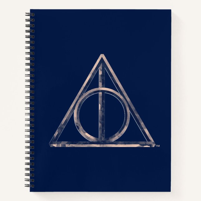 Harry Potter | Deathly Hallows Watercolor Notebook (Front)