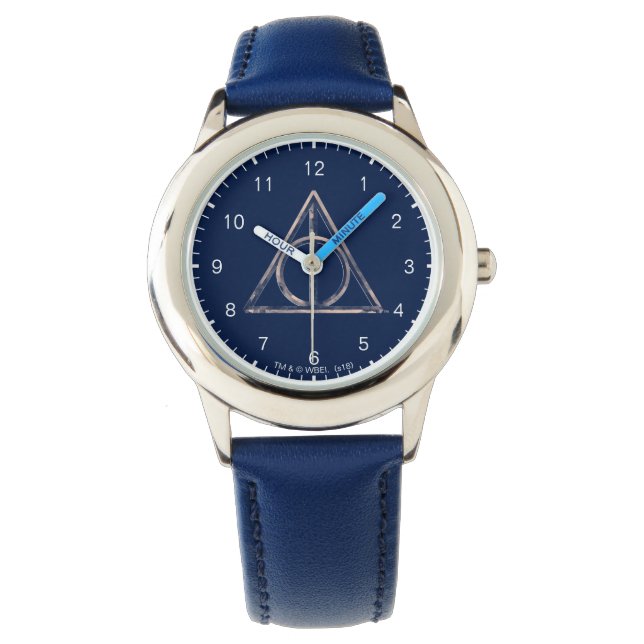 Harry Potter | Deathly Hallows Watercolor Watch (Front)