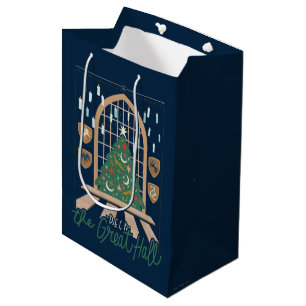 Harry Potter   Deck the Great Hall Medium Gift Bag