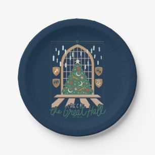 Harry Potter   Deck the Great Hall Paper Plate