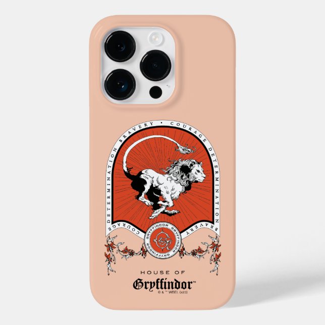 HARRY POTTER™ | Delicate Sketch GRYFFINDOR™ Crest Case-Mate iPhone Case (Back)