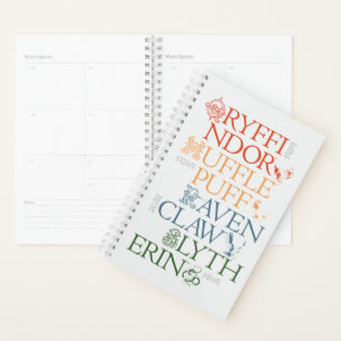 HARRY POTTER™   Delicate Sketch HOGWARTS™ Houses Planner