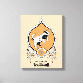 HARRY POTTER™ | Delicate Sketch HUFFLEPUFF™ Crest Canvas Print