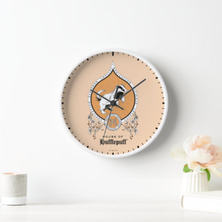 HARRY POTTER™ | Delicate Sketch HUFFLEPUFF™ Crest Clock
