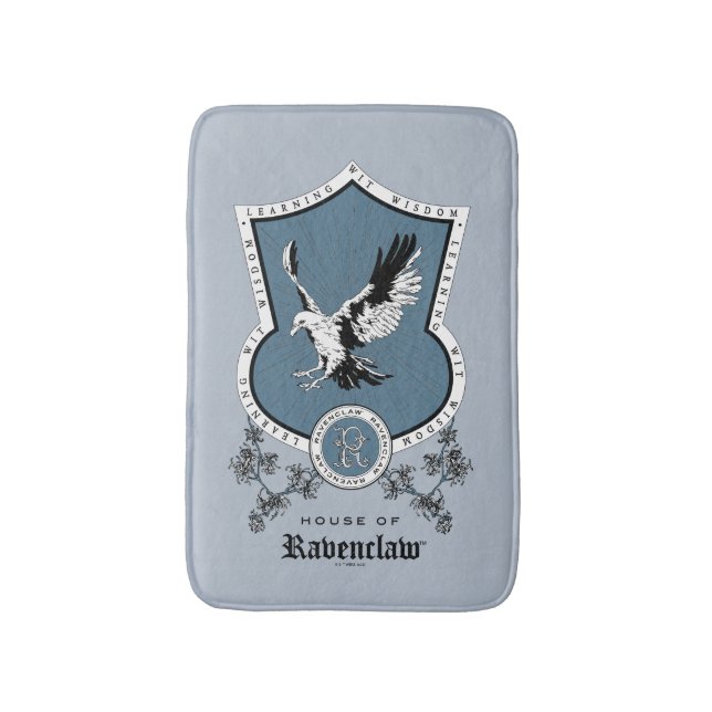 HARRY POTTER™ | Delicate Sketch RAVENCLAW™ Crest Bath Mat (Front Vertical)