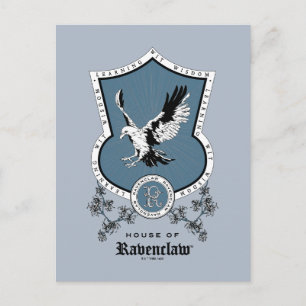 HARRY POTTER™   Delicate Sketch RAVENCLAW™ Crest Postcard