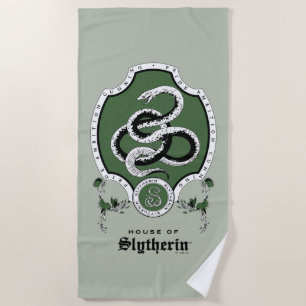 HARRY POTTER™   Delicate Sketch SLYTHERIN™ Crest Beach Towel