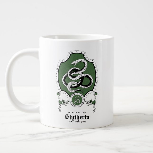 HARRY POTTER™ | Delicate Sketch SLYTHERIN™ Crest Large Coffee Mug (Left)