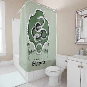 HARRY POTTER™   Delicate Sketch SLYTHERIN™ Crest Shower Curtain