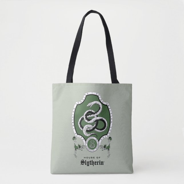 HARRY POTTER™ | Delicate Sketch SLYTHERIN™ Crest Tote Bag (Front)