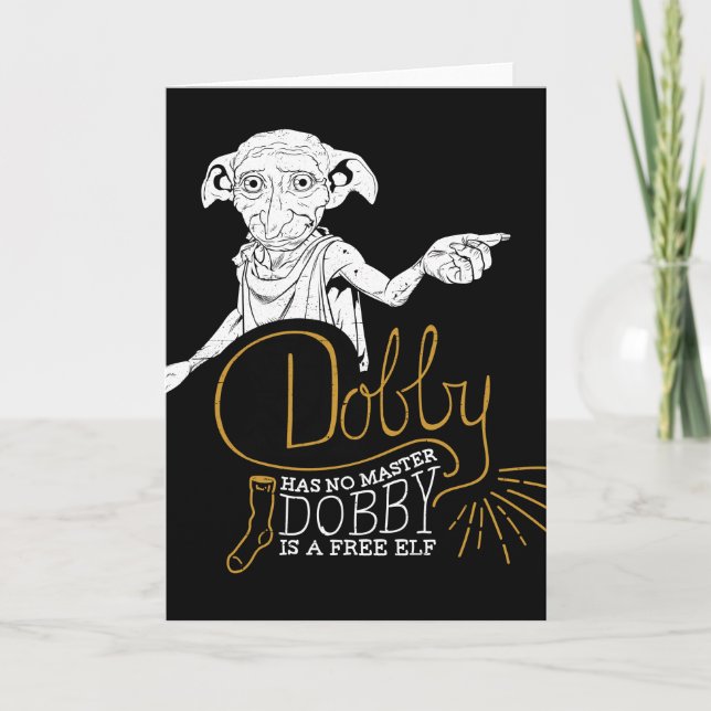 Harry Potter | Dobby Has No Master Card (Front)