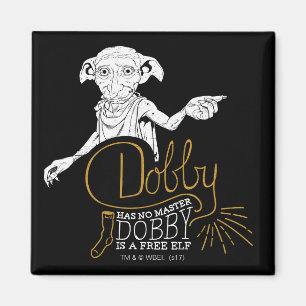 Harry Potter   Dobby Has No Master Magnet