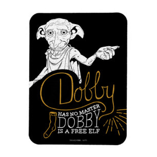Harry Potter Dobby Has No Master Magnet