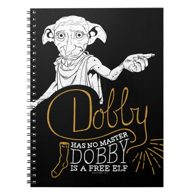 Harry Potter | Dobby Has No Master Notebook (Front)