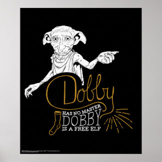 Harry Potter | Dobby Has No Master Poster