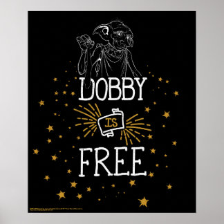 Harry Potter | Dobby Is Free Poster