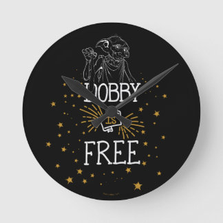 Harry Potter | Dobby Is Free Round Clock
