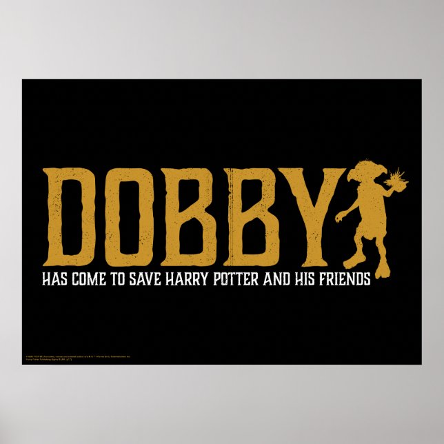 Harry Potter | Dobby Save Harry Potter Poster (Front)