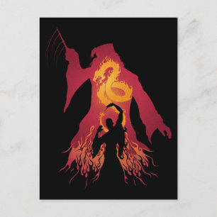 Harry Potter Dumbledore Silhouette Postcard