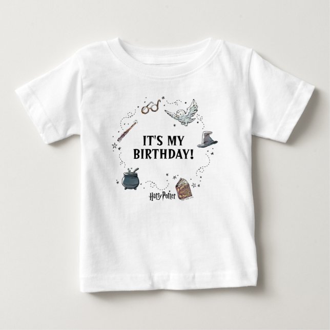 Harry Potter First Birthday Baby T-Shirt (Front)