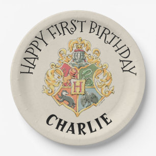 Harry Potter First Birthday Paper Plate